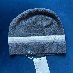 Barefoot Dreams Indigo Multi Stripe Beanie